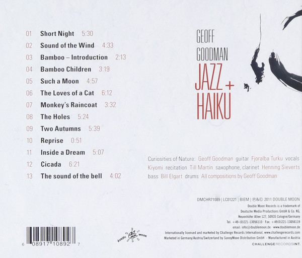 Geoff Goodman - Jazz + Haiku (CD, Album) (Mint (M)) - Image 2