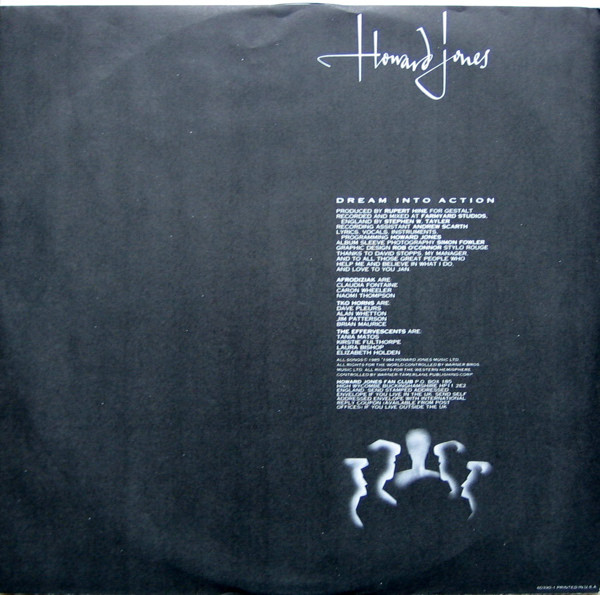Howard Jones - Dream Into Action (LP, Album, All) (Mint (M)) - Image 5