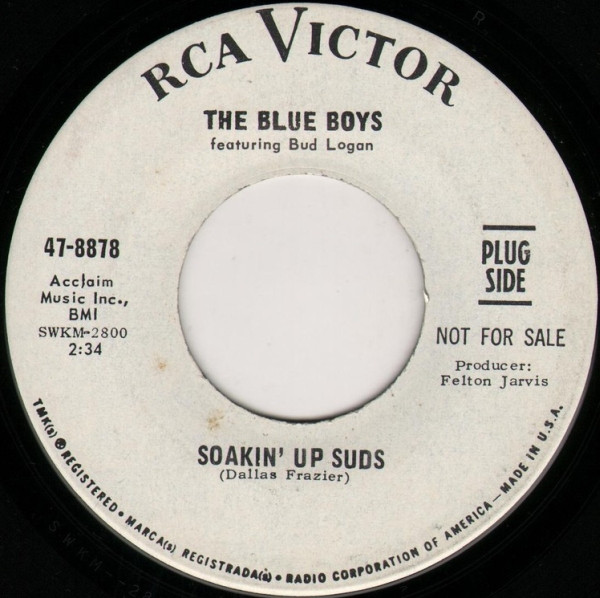 The Blue Boys (2) - Soakin' Up Suds (7", Single, Promo) (Very Good (VG))