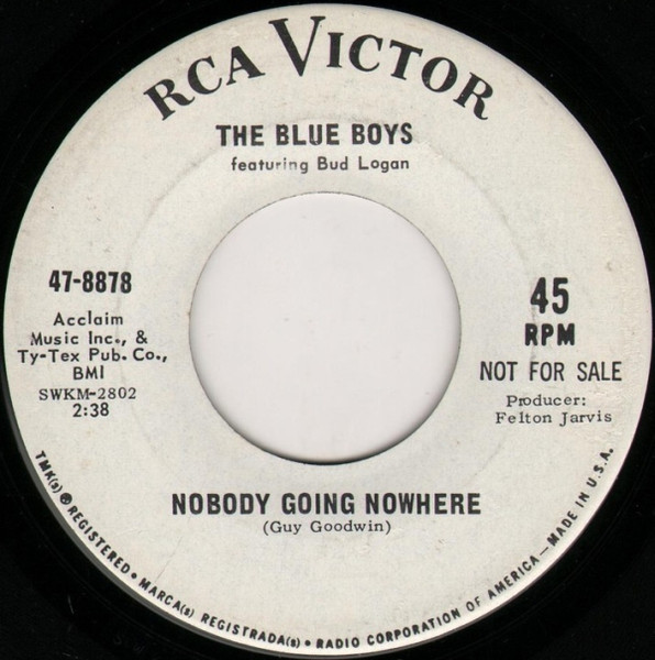 The Blue Boys (2) - Soakin' Up Suds (7", Single, Promo) (Very Good (VG)) - Image 2