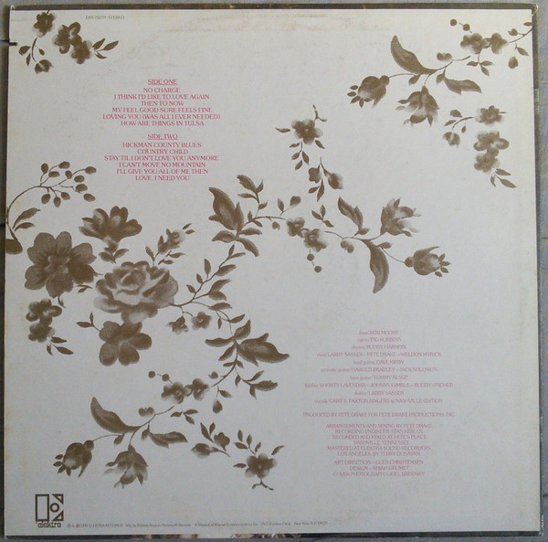 Melba Montgomery - No Charge (LP, Album) (Mint (M)) - Image 3