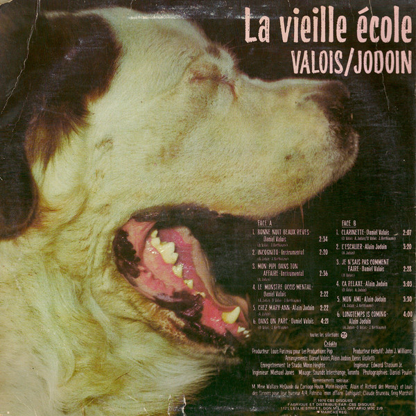 Daniel Valois / Alain Jodoin - La Vieille École (LP, Album) (Mint (M)) - Image 2