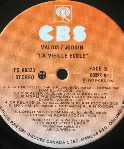 Daniel Valois / Alain Jodoin - La Vieille École (LP, Album) (Mint (M)) - Image 5