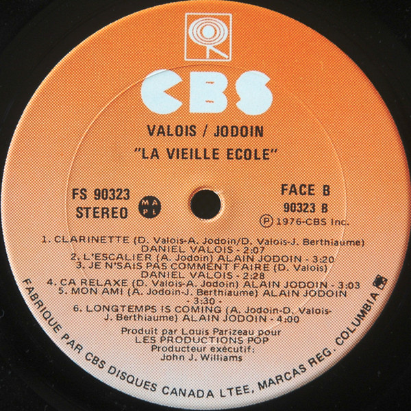 Daniel Valois / Alain Jodoin - La Vieille École (LP, Album) (Mint (M)) - Image 5