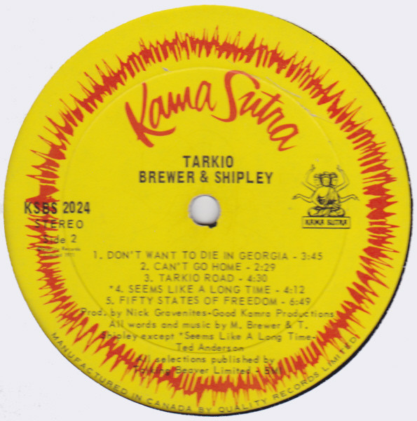 Brewer And Shipley - Tarkio (LP, Album) (Mint (M)) - Image 4