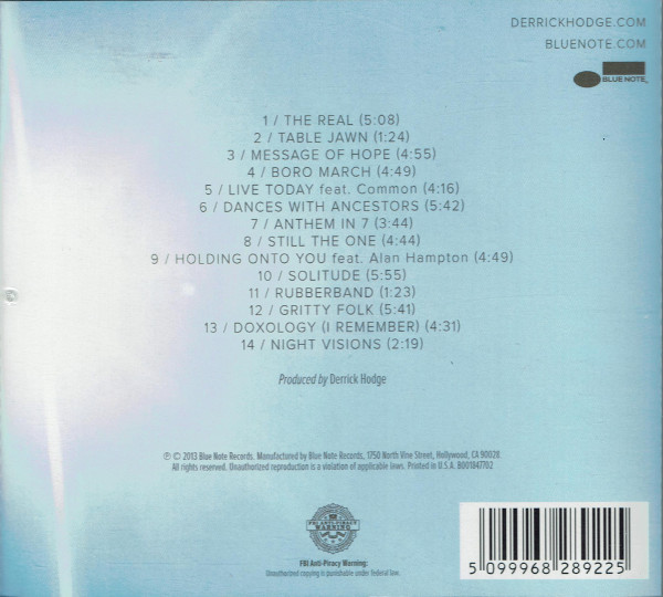 Derrick Hodge - Live Today (CD, Album) (Mint (M)) - Image 2