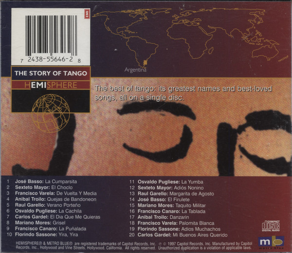 Various - The Story Of Tango (CD, Comp) (Near Mint (NM or M-)) - Image 2