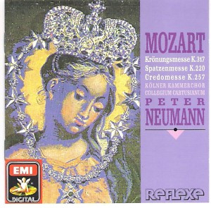 Wolfgang Amadeus Mozart - Peter Neumann (2), Kölner Kammerchor, Collegium Cartusianum - Krönungsmesse K.317 - Spatzenmesse K.220 - Credomesse K.257 (CD, Comp) (Near Mint (NM or M-))