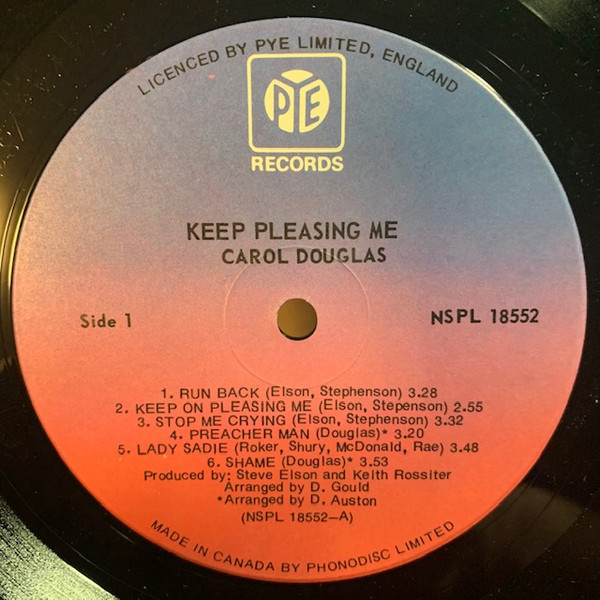 Carl Douglas - Keep Pleasing Me (LP, Album) (Mint (M)) - Image 3