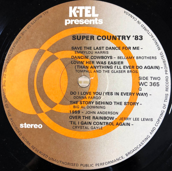 Various - Super Country '83 (LP, Comp) (Mint (M)) - Image 4
