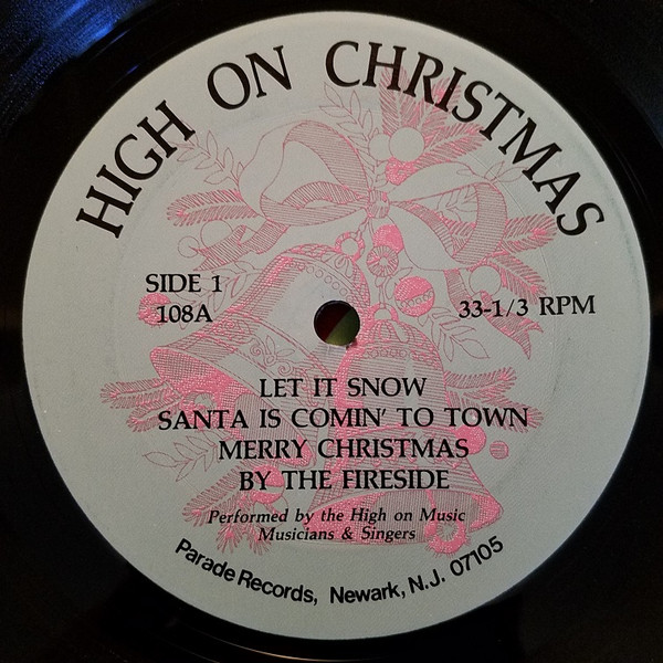 High On Music Musicians & Singers - High-On Christmas (LP, Album) (Mint (M)) - Image 3