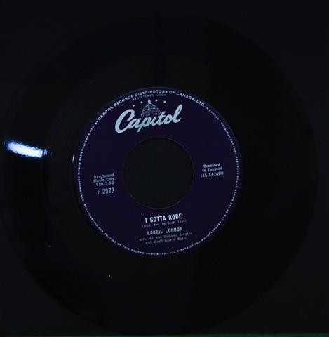 Laurie London With The Rita Williams Singers - Joshua (7", Single) (Very Good (VG)) - Image 2