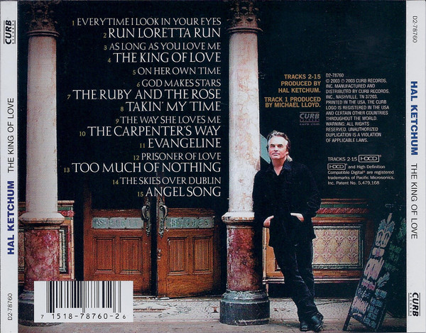 Hal Ketchum - The King Of Love (HDCD, Album) (Mint (M)) - Image 2