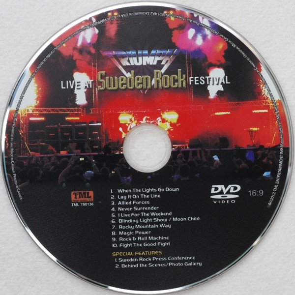 Triumph (2) - Live At Sweden Rock Festival (CD, Album + DVD) (Near Mint (NM or M-)) - Image 4
