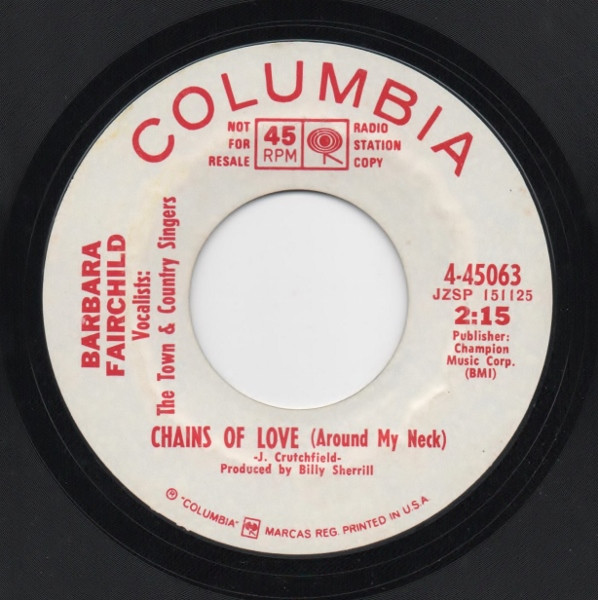 Barbara Fairchild - A Girl Who'll Satisfy Her Man (7", Single, Promo) (Very Good (VG)) - Image 2