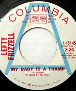 Lefty Frizzell - My Baby Is A Tramp / She Brought Love Sweet Love (7", Promo) (Very Good Plus (VG+))