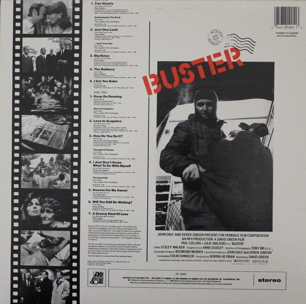 Various - Buster - Original Motion Picture Soundtrack (LP, Comp) (Mint (M)) - Image 2