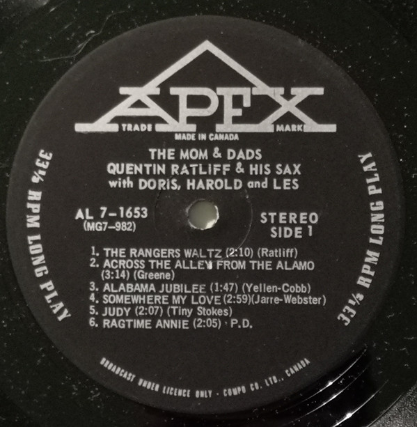 The Mom And Dads - Presenting...The Mom And Dads...In Stereo (LP, Album) (Mint (M)) - Image 3