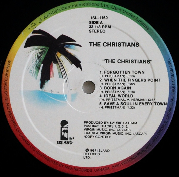The Christians - The Christians (LP, Album) (Mint (M)) - Image 3