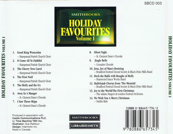 Various - Smithbooks Holiday Favourites Volume I (CD, Comp) (Mint (M)) - Image 2