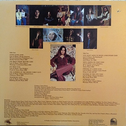 Tracy Nelson - Homemade Songs (LP, Album) (Mint (M)) - Image 2
