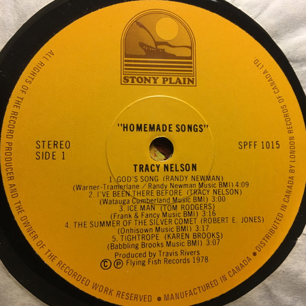Tracy Nelson - Homemade Songs (LP, Album) (Mint (M)) - Image 3