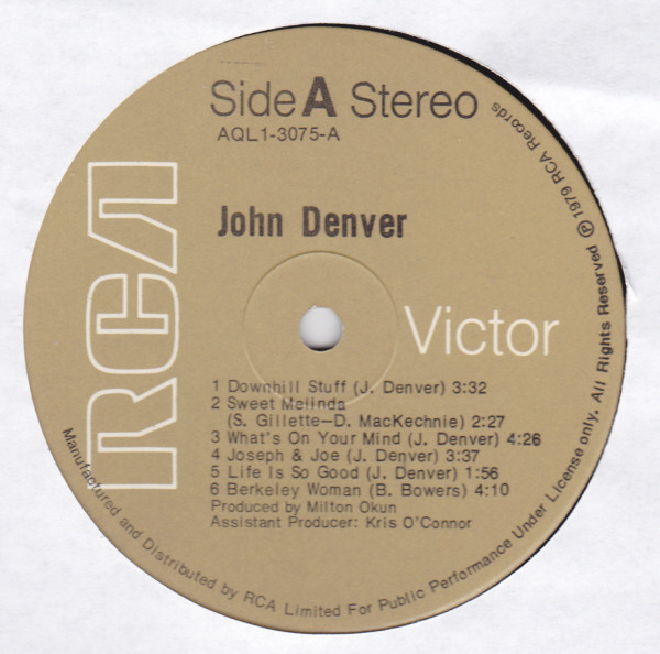 John Denver - John Denver (LP, Album) (Mint (M)) - Image 3