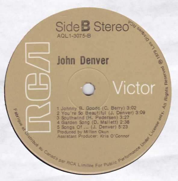John Denver - John Denver (LP, Album) (Mint (M)) - Image 4