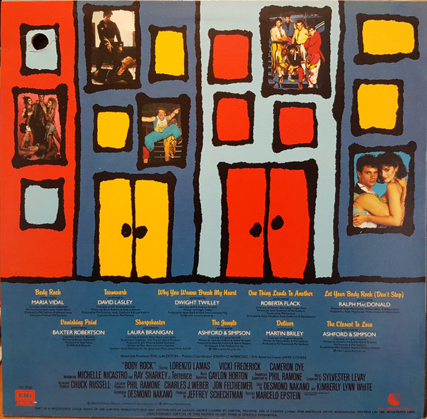 Various - Body Rock (Original Motion Picture Soundtrack) (LP, Album) (Mint (M)) - Image 2