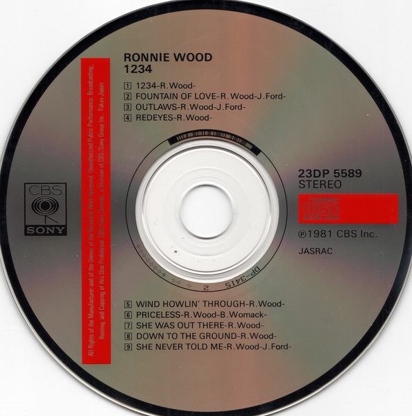 Ron Wood - 1234 (CD, Album) (Near Mint (NM or M-)) - Image 3