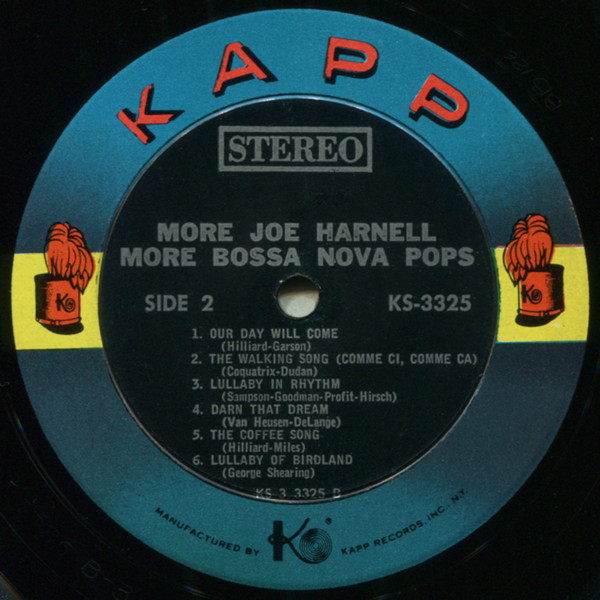Joe Harnell - More Joe Harnell More Bossa Nova Pops (LP) (Mint (M)) - Image 4