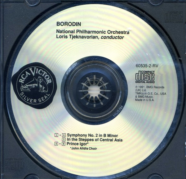 Alexander Borodin - National Philharmonic Orchestra, Loris Tjeknavorian - Symphony No. 2 • Polovtsian Dances (CD, RE) (Near Mint (NM or M-)) - Image 4