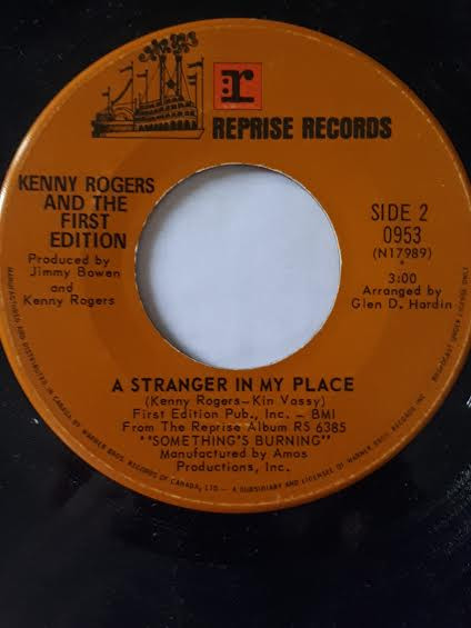 Kenny Rogers & The First Edition - Heed The Call / A Stranger In My Place (7", Single) (Near Mint (NM or M-)) - Image 2