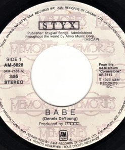Styx - Babe (7", RE) (Near Mint (NM or M-))