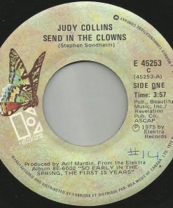 Judy Collins - Send In The Clowns (7", Single) (Near Mint (NM or M-))