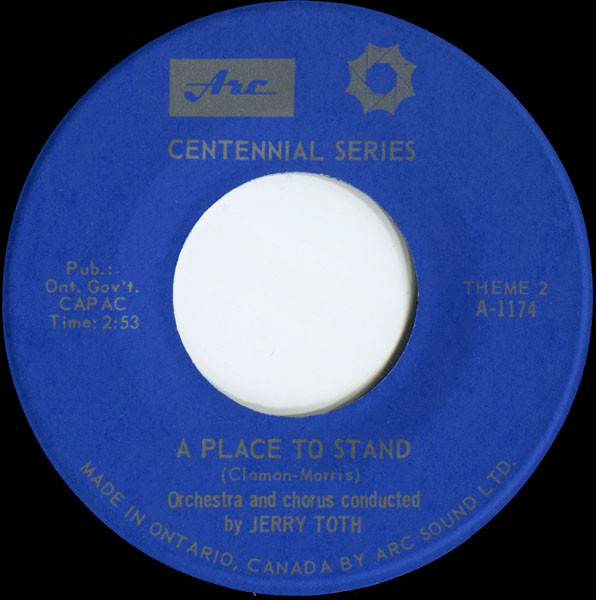 The Jerry Toth Orchestra And The Jerry Toth Singers Conducted By Jerry Toth - A Place To Stand... (7") (Near Mint (NM or M-)) - Image 4