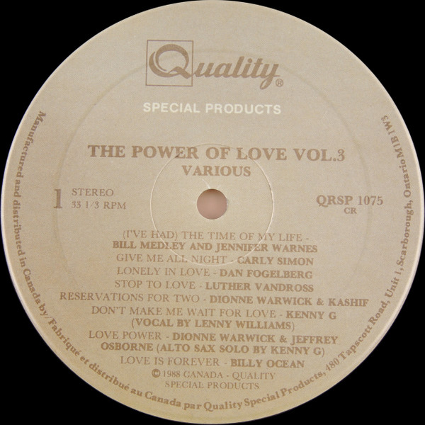Various - The Power Of Love Vol.3 (LP, Comp) (Mint (M)) - Image 3
