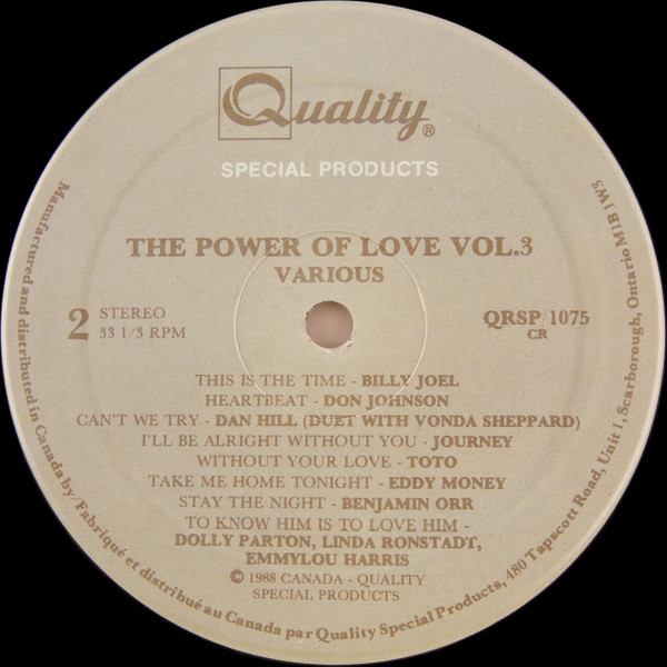 Various - The Power Of Love Vol.3 (LP, Comp) (Mint (M)) - Image 4