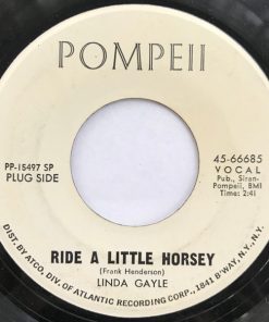 Alternative view of Linda Gayle - Ride A Little Horsey / Let The Violins Play (7", Promo) (Very Good (VG))