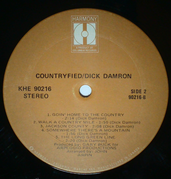 Dick Damron - Countryfied (LP, Album) (Mint (M)) - Image 3