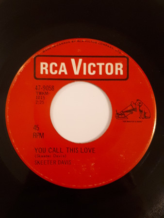 Skeeter Davis - Fuel To The Flame (7", Single) (Very Good (VG)) - Image 2
