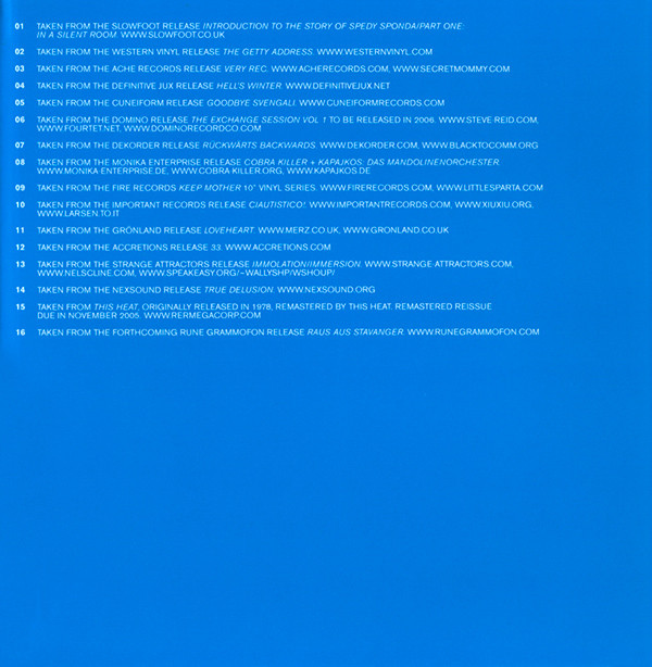 Various - The Wire Tapper 14 (CD, Comp, Promo) (Near Mint (NM or M-)) - Image 4