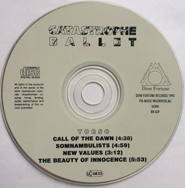Catastrophe Ballet - Torso (CD, Maxi) (Near Mint (NM or M-)) - Image 3