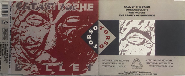 Catastrophe Ballet - Torso (CD, Maxi) (Near Mint (NM or M-)) - Image 4