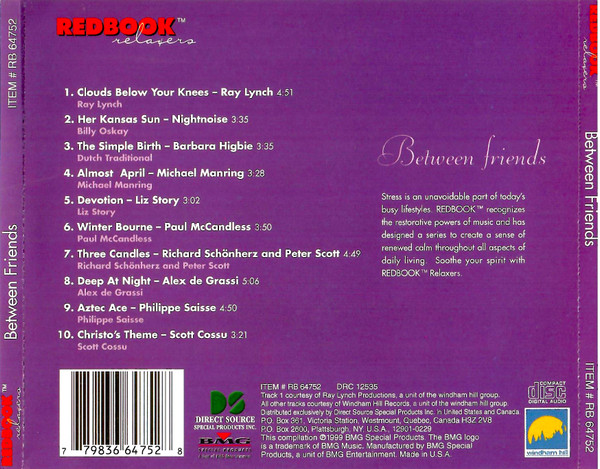 Various - Between Friends (CD, Comp) (Mint (M)) - Image 2
