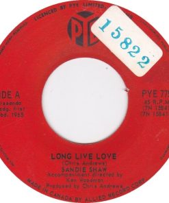 Sandie Shaw - Long Live Love (7", Single) (Very Good Plus (VG+))