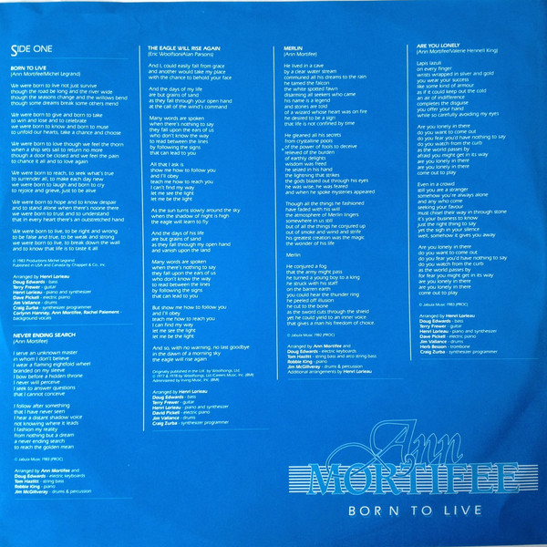 Ann Mortifee - Born To Live (LP, Album) (Mint (M)) - Image 5