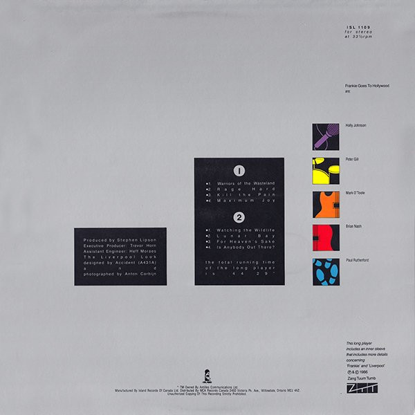Frankie Goes To Hollywood - Liverpool (LP, Album) (Mint (M)) - Image 2