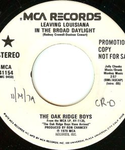 The Oak Ridge Boys - Leaving Louisiana In The Broad Daylight (7", Promo) (Very Good Plus (VG+))