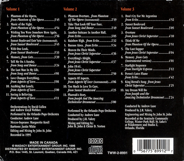 Orlando Pops Orchestra - The Music The Magic Andrew Lloyd Webber (3xCD + Box) (Near Mint (NM or M-)) - Image 2